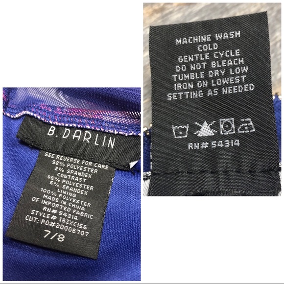 Floral short sleeve sheer back stretchy dress - Picture 4 of 7